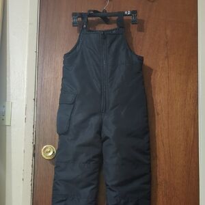 London Fog Black Kids Overalls